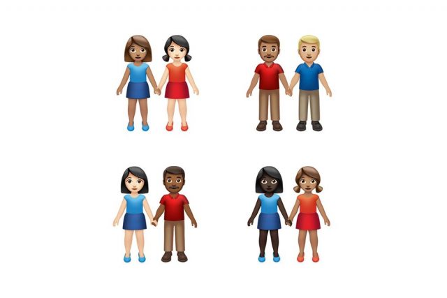 Apple新推出230種新emoji：最注目的「沒有人能阻止誰跟誰拖手」的配對功能！