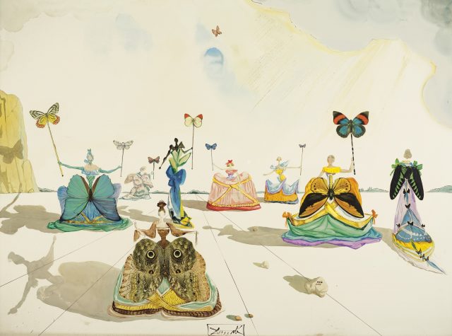 佳士得拍賣 Salvador Dalí 超現實時裝水彩藝術