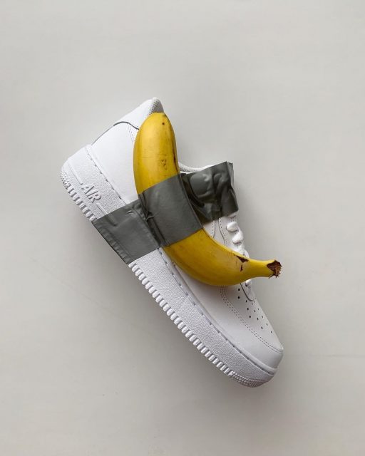 如有雷同實屬巧合：香蕉 Nike Air Force 早在邁亞密海灘 Art Basel 藝術展前出現