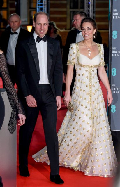 Kate Middleton凱特王妃以Van Cleef & Arpels首飾亮相2020BAFTAs，還有不少飾物來自 Princess Diana？