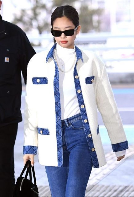 小資女煉成「人間香奈兒」的另一選擇：韓國天團Blackpink 的Jennie Kim在機場穿的品牌是甚麼？