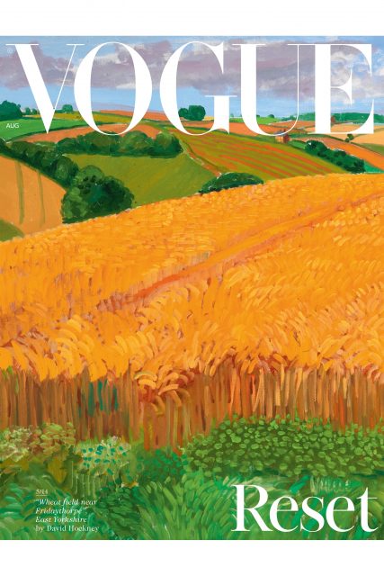 《VOGUE》英國版14個特別封面： 先由最具價值的英國當代畫家 David Hockney 作品打響頭炮！