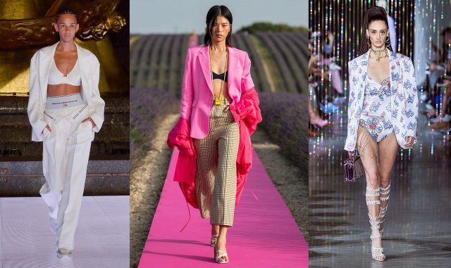2020最時尚的WFH的驚喜搭配：比堅尼襯西裝外套？