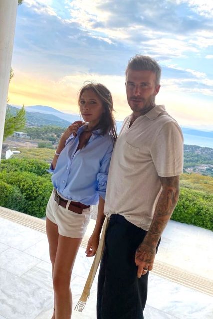 模範夫婦David Beckham與Victoria Beckham結婚21週年，全家希臘度假溫馨過人
