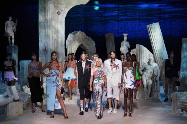 Versace Takes a Trip Down Memory Lane for Spring/Summer 2021