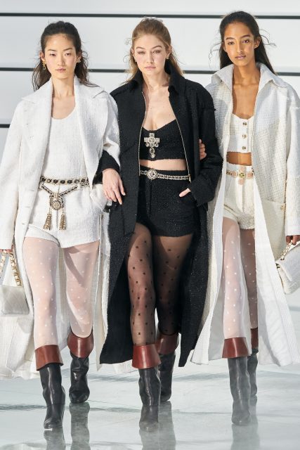 2020秋冬絲襪潮流回歸：Chanel 讓尼龍絲襪升級為奢華時尚！