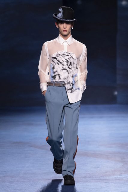 Dior Men與蘇格蘭名畫家Peter Doig合作，將服裝「框」成畫作 ｜Fall 2021 Menswear