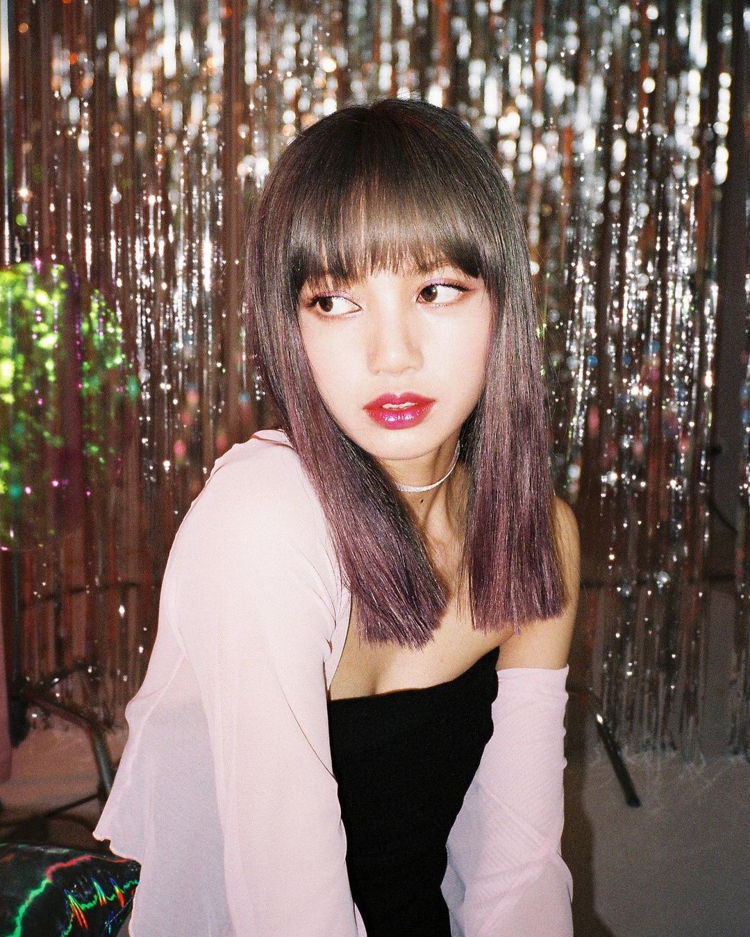 Lisa with purple hair | BLINK (블링크) Amino