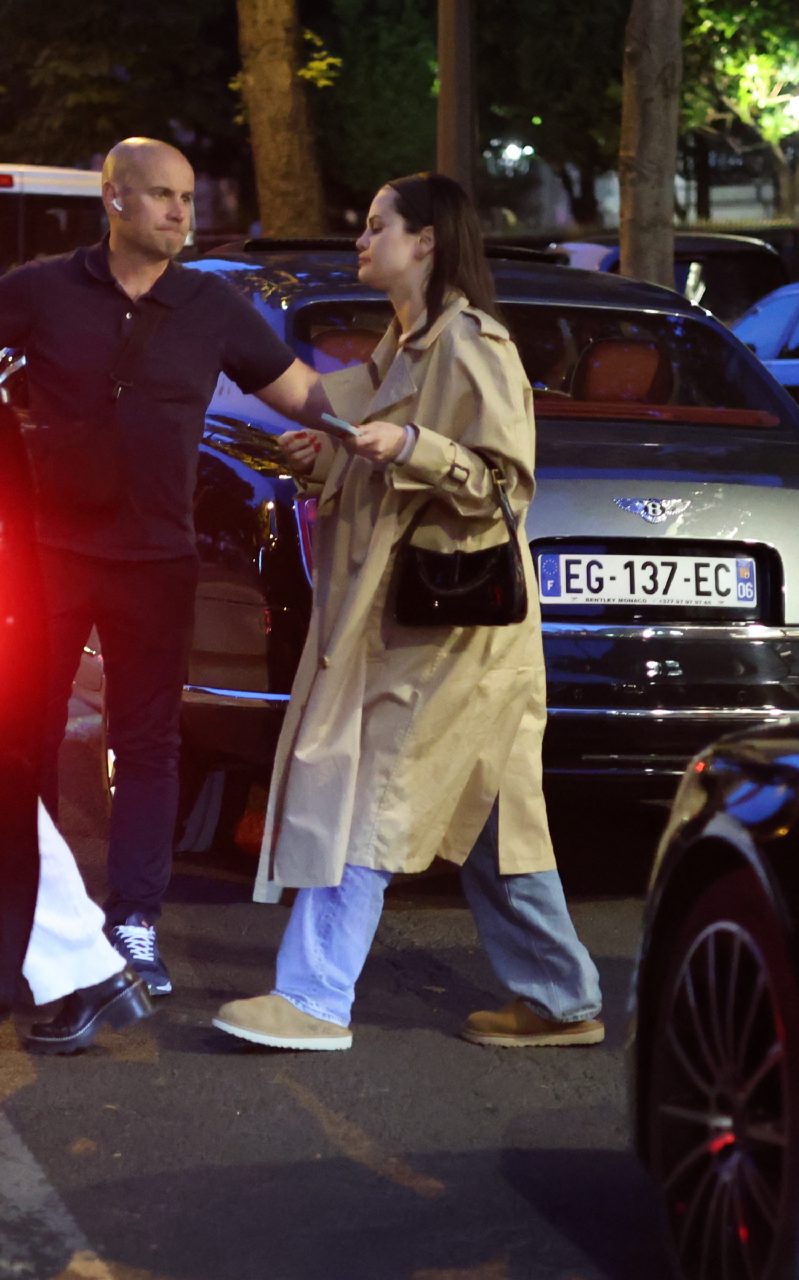 Selena Gomez Wears a Vince Tank