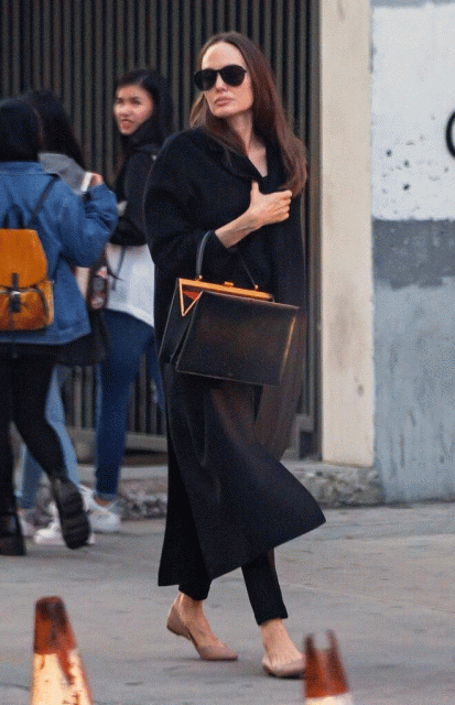 Angelina Jolie 是終極手袋控？ 從 Celine 到 Louis Vuitton，盤點 7 個經典簡約手袋款式
