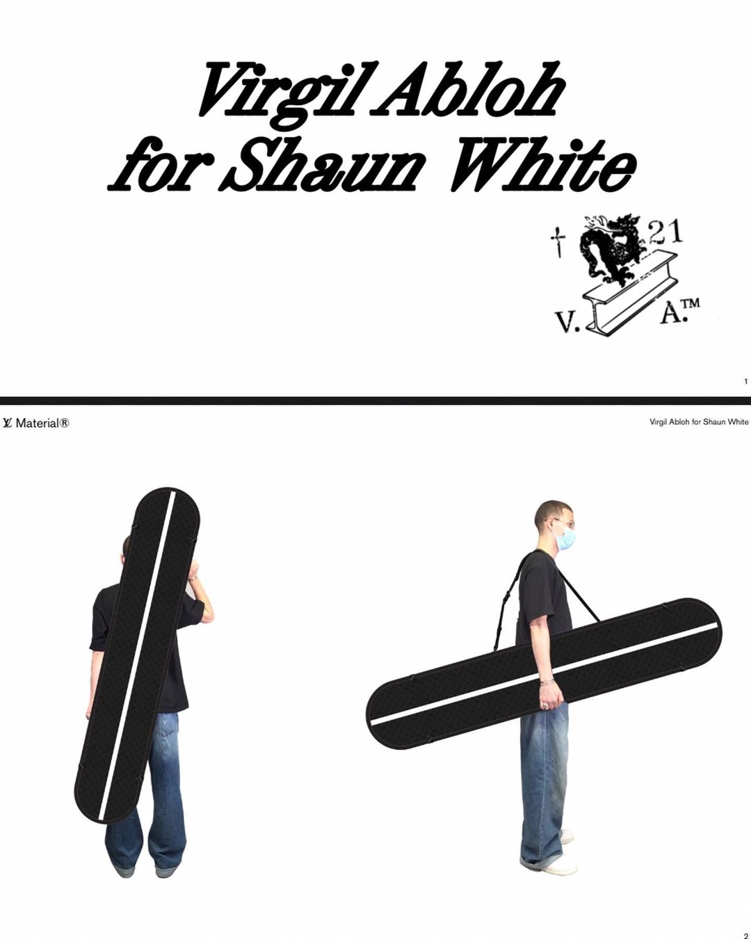 Virgil was here」！三屆金牌得主Shaun White 帶着與Virgil Abloh 及Louis Vuitton  共同設計的滑雪行李套裝出戰2022 冬奧– Vogue Hong Kong