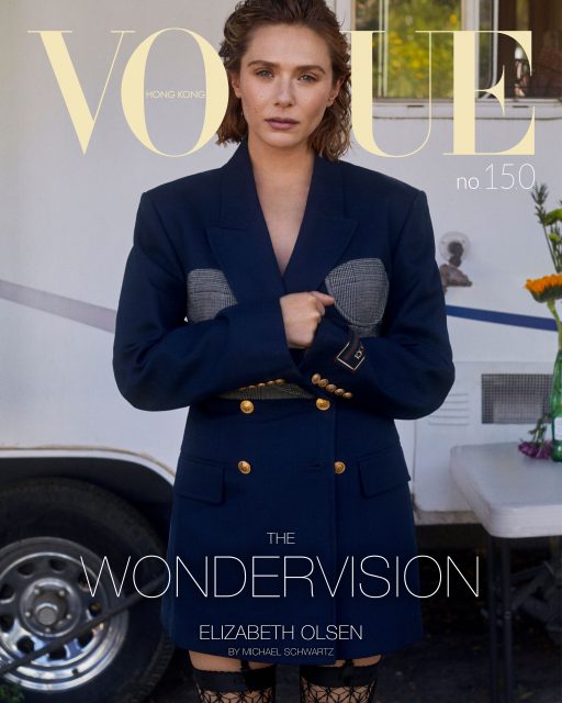 5月刊數碼封面「紅女巫」Elizabeth Olsen ：不愧為時尚偶像，率先垂範2022 早秋系列展現非凡魅力