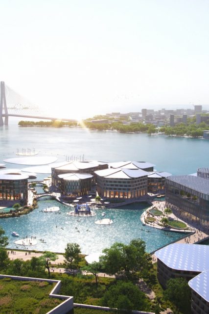 #SustainabilityInVogue 因應海平面上升，全球首座水上永續漂浮城市「OCEANIX」即將登陸韓國釜山