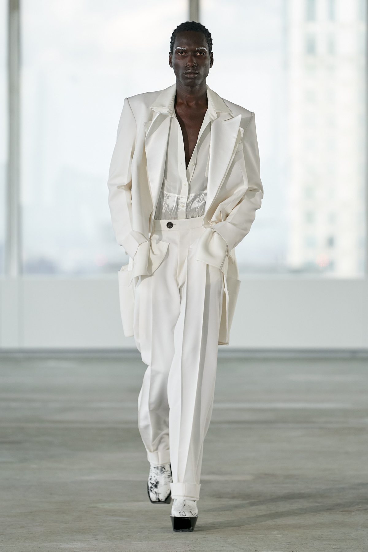 Peter Do Makes His Menswear Debut At New York Fashion Week SS23