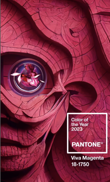 Pantone 2023 年度顏色出爐！Viva Magenta 集合人工智能和人類創造力的「洋紅色宇宙」