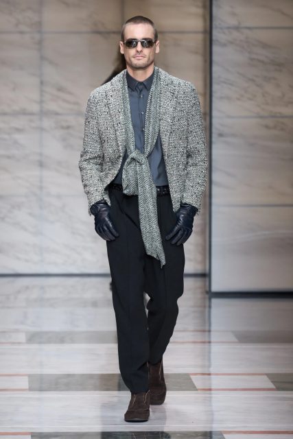Giorgio Armani 在「流量時代」堅守精緻奢華，延續昔日米蘭的優雅精神｜Fall 2023 Menswear