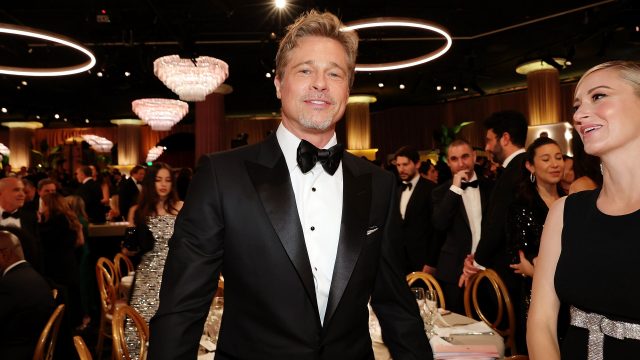金球獎 2023｜「萬人迷」Brad Pitt 亮相 Golden Globes 頒獎禮，其「少年感」十足新髮型成話焦點！