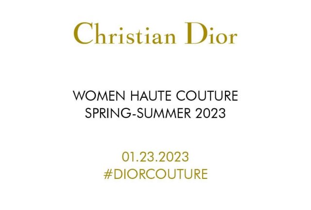 現場直播：Dior Haute Couture Spring/Summer 2023