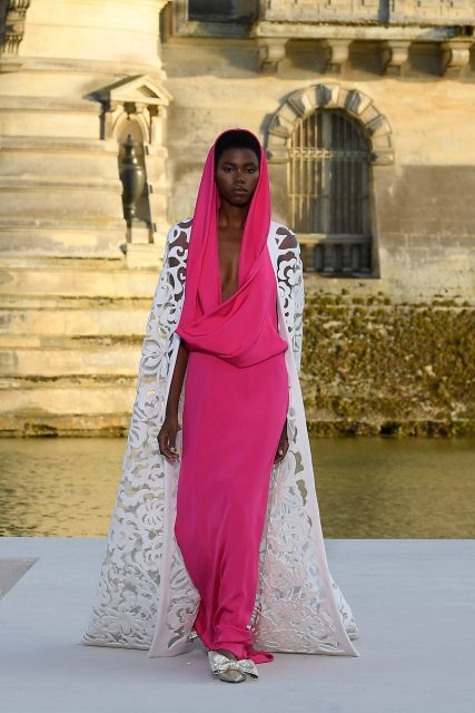 Valentino Turns Heads At The Château For Couture Week