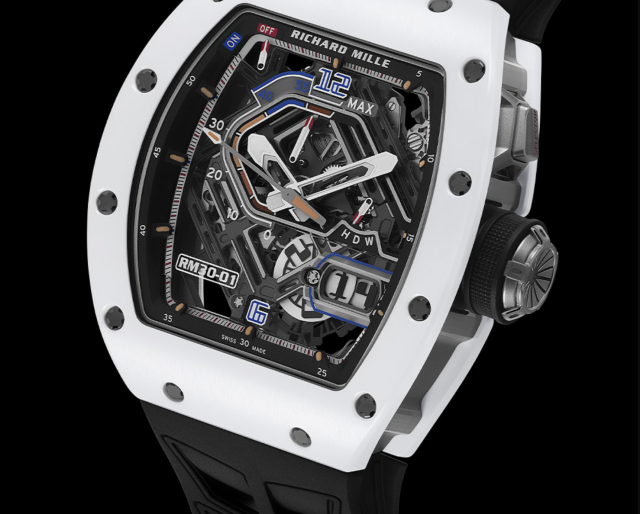 潔白光彩，Richard Mille白陶瓷RM30-01腕錶的獨特奢華